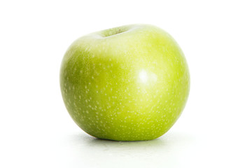 Beautiful fresh green apple isolated