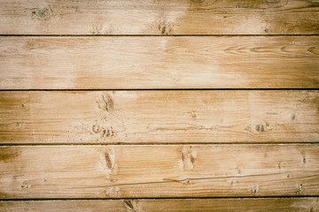 Brown textured wooden board background. Horizontal.