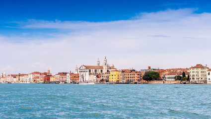 Fototapeta na wymiar Canal della Giudecca à Venise, Italie