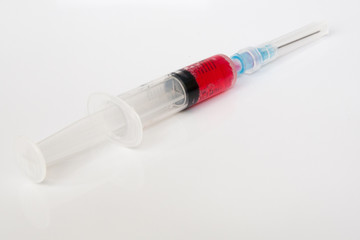 Fototapeta premium syringes isolated on white
