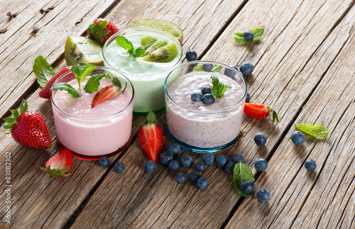 стаканы коктейль йогурт glasses cocktail yogurt бесплатно