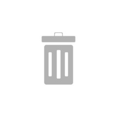 Simple icon Trash bin.