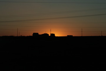 Контур заката © shast