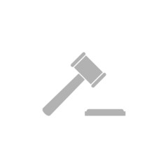 Simple icon judge or auction.