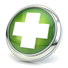 Obraz premium Cross - symbol 3D