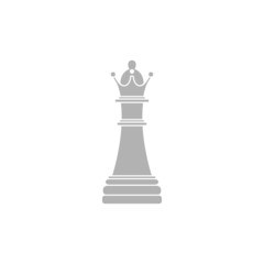 Simple icon chess queen.