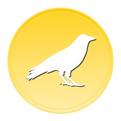 Crow Gold Icon