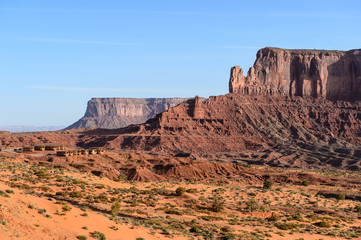 the Navajo park Monument Valley
