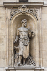 Fototapeta premium Famous building: Stock Exchange in Brussels, Belgium.