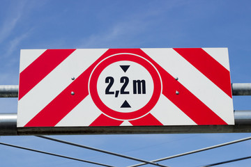 Höhe Begrenzung