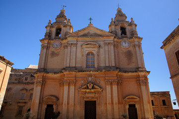 Fototapeta premium Cathédral Saint Paul de Mdina