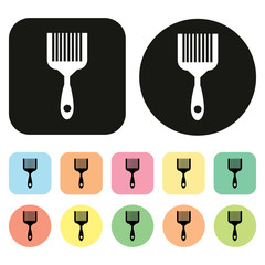 Comb icon. vector