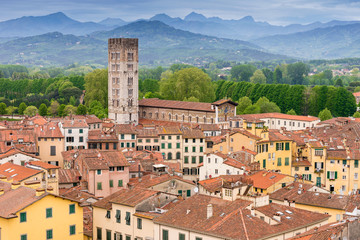 Lucca Tuscany Italy - obrazy, fototapety, plakaty