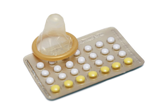 birth control pills with condom