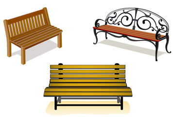 Benches set