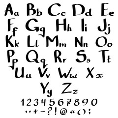 set of letters and numbers