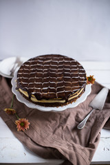 zebra cheesecake