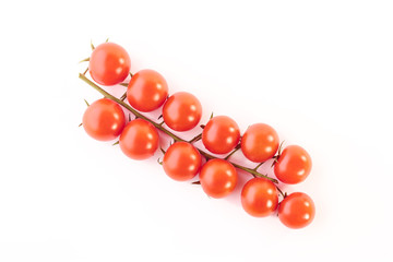 Cherry tomatoes on the branch