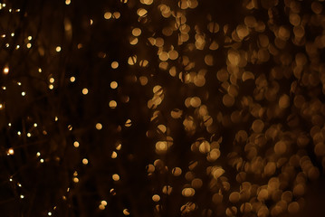 Bokeh lights.
