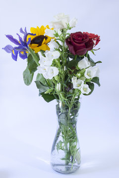 Mazzo di fiori in vaso