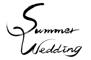 筆文字 Summer Wedding