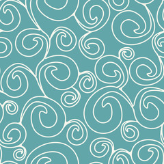 Pattern with curls