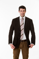 Handsome successful businessman.