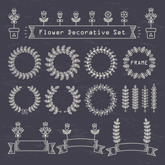 flower decorative set
