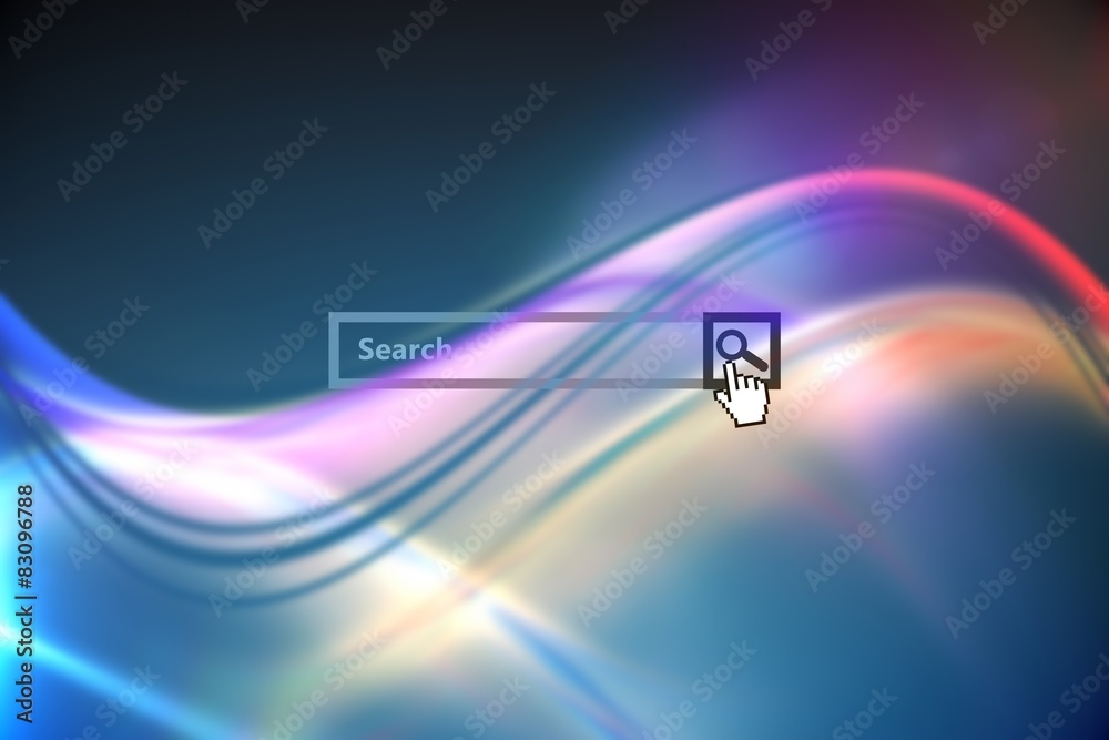 Poster Composite image of search engine 