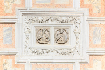 Fototapeta na wymiar Facade element of St Zaccaria in Venice