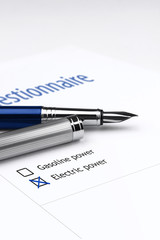 Quiestionnaire about energy