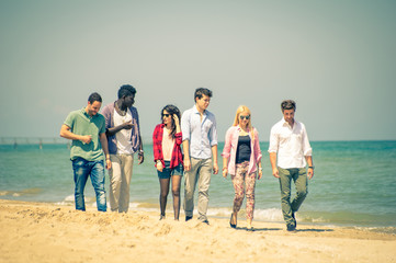 Friends on the beach