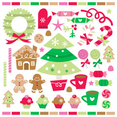 Retro Christmas Treats And Sweets