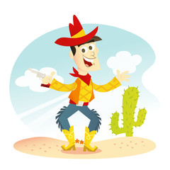 Happy Cowboy Sheriff