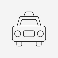 taxi line icon