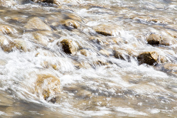 rushing river