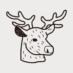 reindeer doodle
