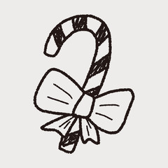 candy cane doodle