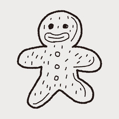 Gingerbread Man doodle