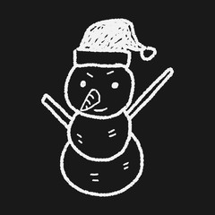 snowman doodle