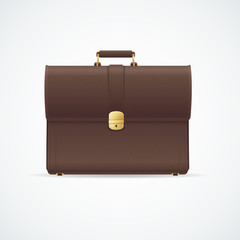 Vector briefcase, cuitcase