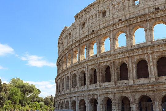 Old monument Colosseum in Rome