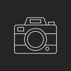 camera line icon