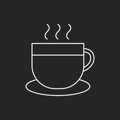 coffee line icon