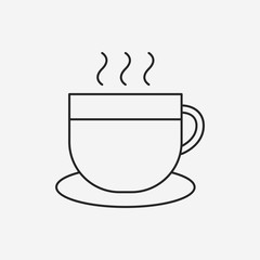 coffee line icon