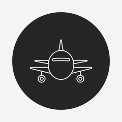 airplane line icon