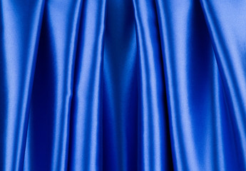 Blue dark silk texture cloth.