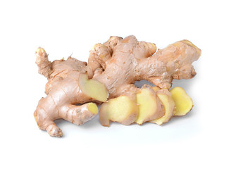 ginger on white background
