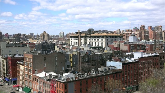Cityscape of SoHo District in New York City