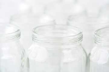 Glass jar background